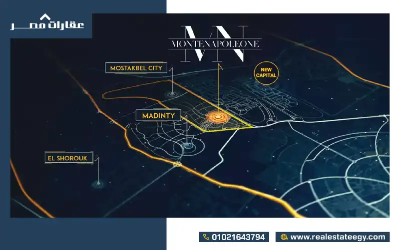 موقع مونتى نابوليونى مدينة المستقبل Monte Napoleone