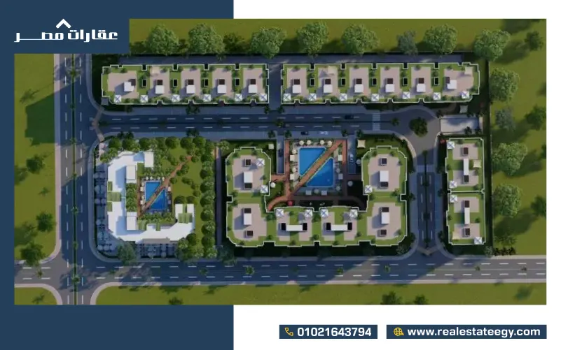 تصميم كمبوند روفان سيتي الشيخ زايد 