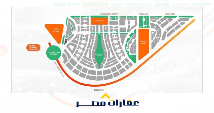 موقع مول بلينج كابيتال سنتر العاصمة الإدارية