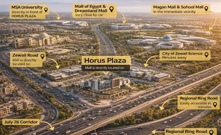 مشروع حورس بلازا حدائق اكتوبر