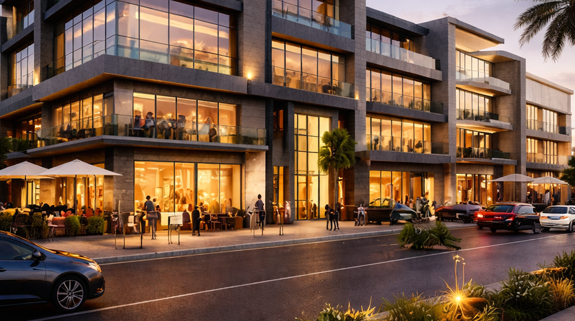 واجهة ومدخل مول نورث هب أكتوبر North Hub Mall October