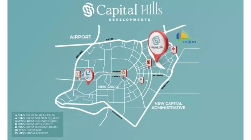 خريطة كمبوند لاكولينا ايست التجمع الخامس La Colina East New Cairo
