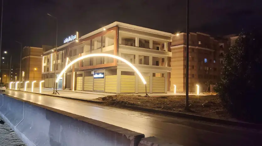 المنطقة الأمامية ومداخل مول الولاء حدائق أكتوبر Al Walaa Plaza Mall October