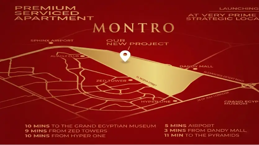 موقع Montro Residence Zayed