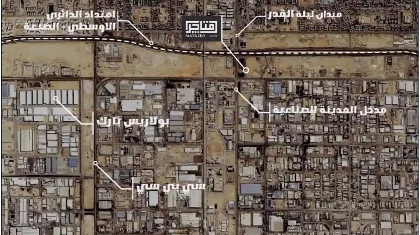 خريطة مول متاجر ويست اكتوبر