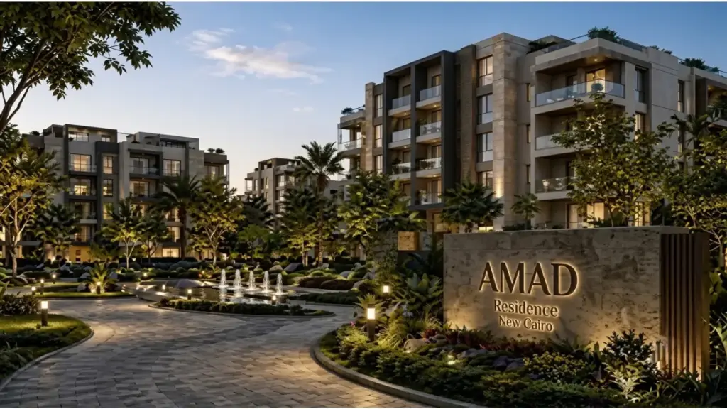 كمبوند أماد ريزيدنس التجمع الخامس AMAD Residence New Cairo