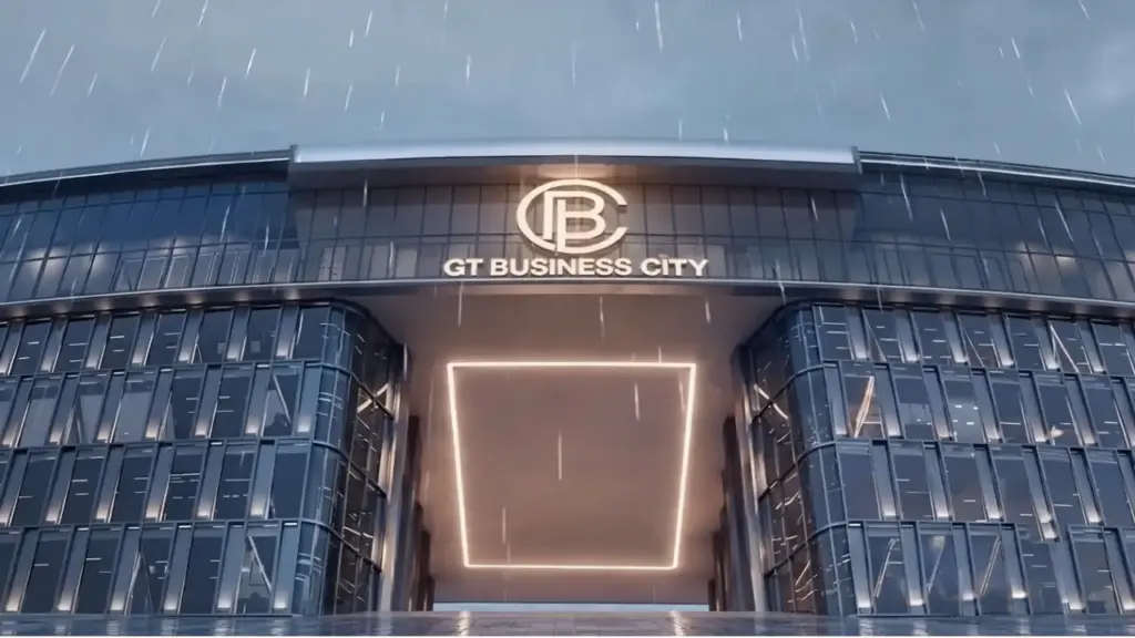 واجهة مشروع جي تي بيزنس سيتي العاصمة الإدارية GT Business City.