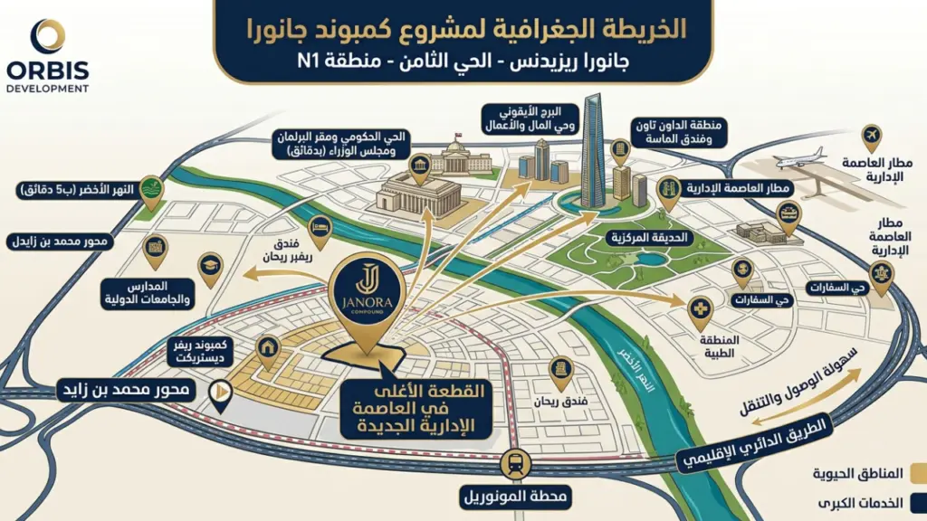 Janora Orbis New Capital Location