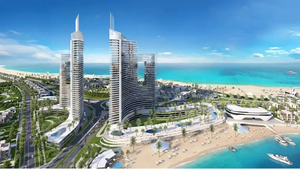 واجهة كمبوند مزارين العلمين الجديدة من شركة سيتي إيدج.