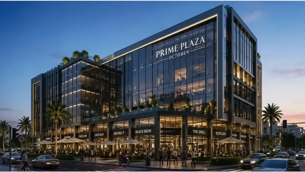 تبدأ مساحات الوحدات في Prime Plaza Mall October من 24 متر مربع.