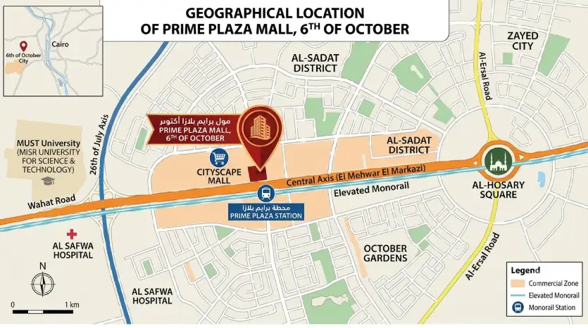 خريطة Prime Plaza October