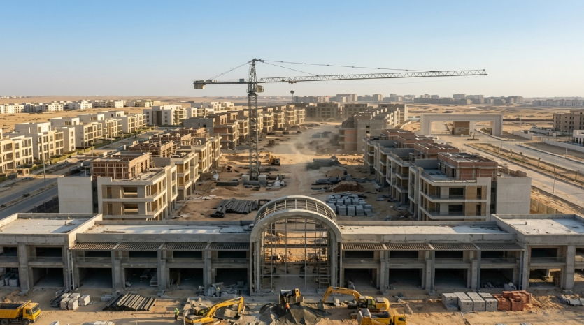 المخطط العام لمشروع Town Ten العبور