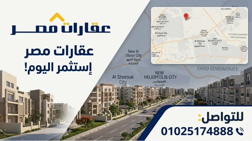 الأماكن القريبة من كمبوند Majaz El Obour City