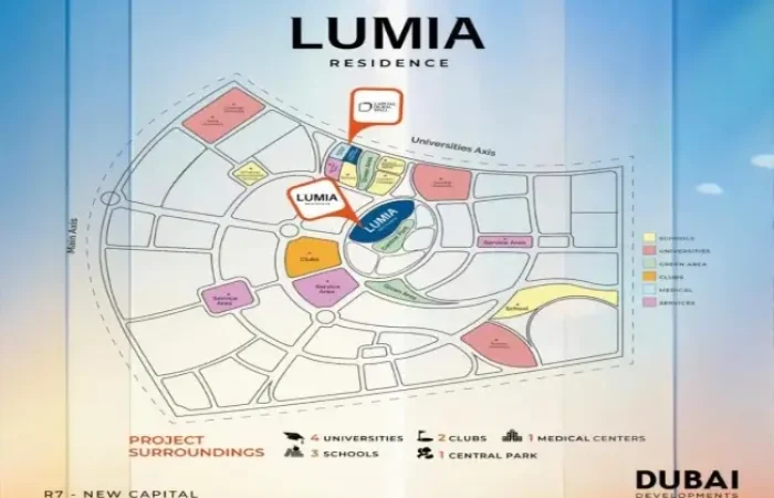 لوميا ريزيدنس العاصمة الادارية Lumia Residence New Capital